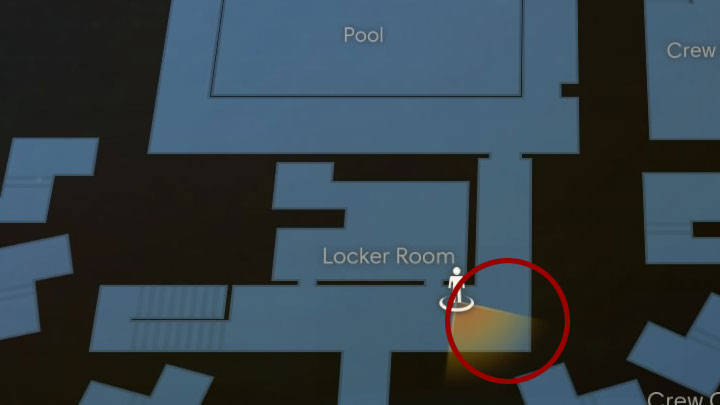 The second stash is found in a corridor next to the Locker Room in Crew Quarters (marked with a red circle on the screenshot above) - Talos Smuggling Ring | Side Quests - Side Quests - Prey Game Guide