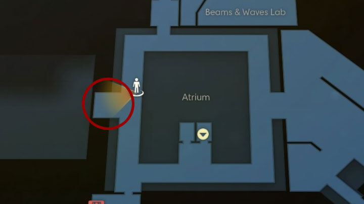 The final, sixth stash is on the upper floor of the atrium (level 2) of Hardware Labs - Talos Smuggling Ring | Side Quests - Side Quests - Prey Game Guide