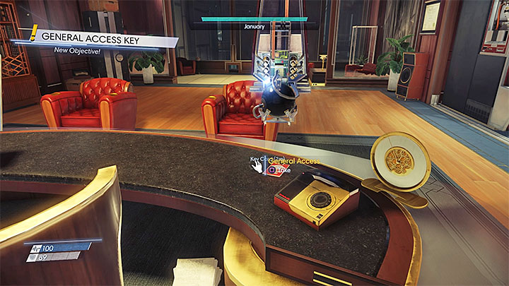 Take the card and the neuromod left by January - Speak with January | Main Story - Main Story - Walkthrough - Prey Game Guide