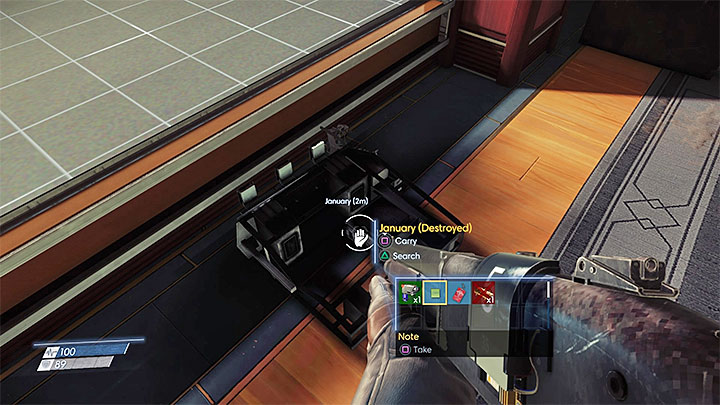 You can examine the broken operator - Speak with January | Main Story - Main Story - Walkthrough - Prey Game Guide