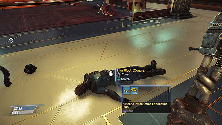 Silenced Pistol Ammo Fabrication Plan (9mm) can also be acquired during your first visit in Talos I Lobby - Where can you find shotgun and pistol ammo plans? | FAQ - FAQ â€ Frequently Asked Questions - Prey Game Guide