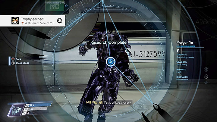 Use Phantom Shift which creates your duplicate that appears behind your back - A Different Side of You | Achievements and trophies - Achievements and trophies - Prey Game Guide