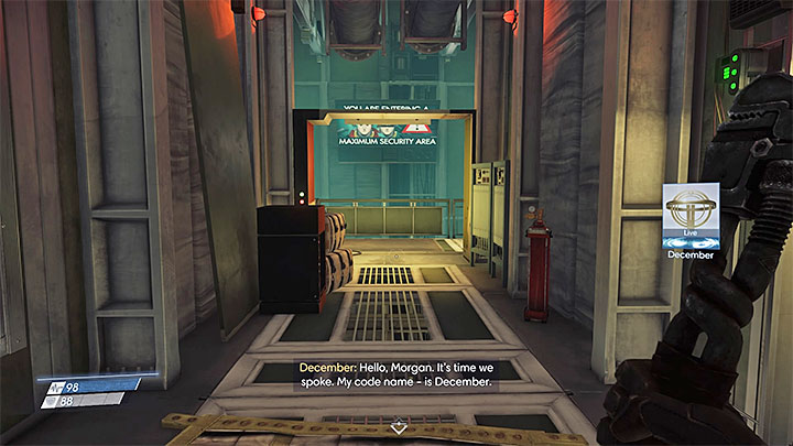 Wait for December to contact you - Who is December? | Side Quests - Side Quests - Prey Game Guide