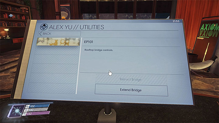 You must now go back to Alex Yus Office located in the Arboretum (you can use the panel near the Grav Shaft or climb the rocks) - Who is December? | Side Quests - Side Quests - Prey Game Guide