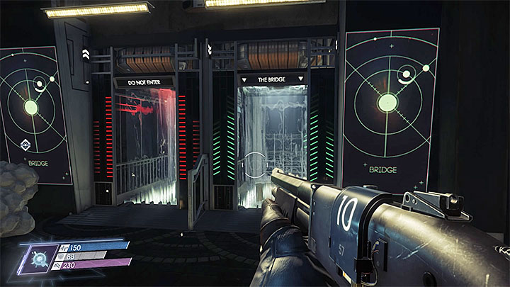 Grav shaft leading to the captains bridge. - Crew Quarters | Side Quests - Side Quests - Prey Game Guide