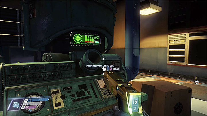 The place where you must put the injector in. - Life Support | Side Quests - Side Quests - Prey Game Guide