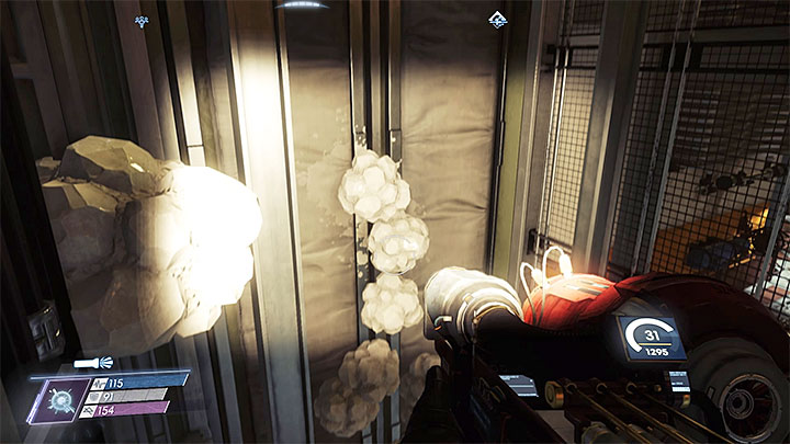 Jump onto the glue balls stuck into the elevator shaft (further balls should be placed higher). - Life Support | Side Quests - Side Quests - Prey Game Guide