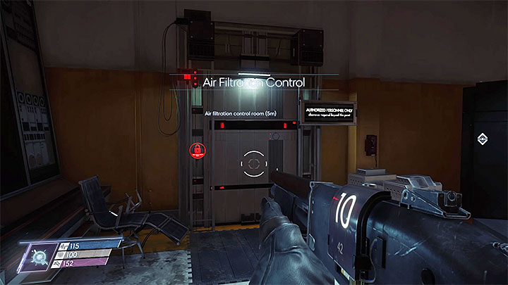 The place where you can use the newly acquired keycard. - Life Support | Side Quests - Side Quests - Prey Game Guide