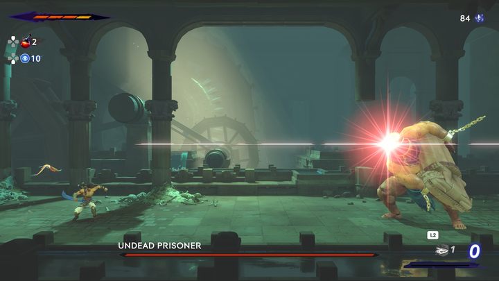 A large opponent that you will encounter in the Lower City - Prince of Persia The Lost Crown: All bosses - Basics - Prince of Persia The Lost Crown Guide