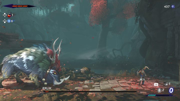 The magical boar of the Hyrcanian Forest - Prince of Persia The Lost Crown: All bosses - Basics - Prince of Persia The Lost Crown Guide