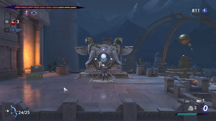 An altar near the boss arena - Prince of Persia The Lost Crown: All Fast travel points - Secrets and Collectibles - Prince of Persia The Lost Crown Guide