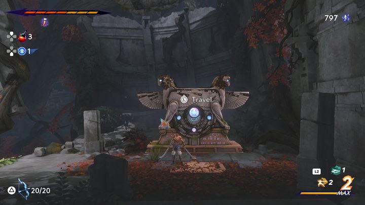 The eastern part of the region, near the border of the map - Prince of Persia The Lost Crown: All Fast travel points - Secrets and Collectibles - Prince of Persia The Lost Crown Guide