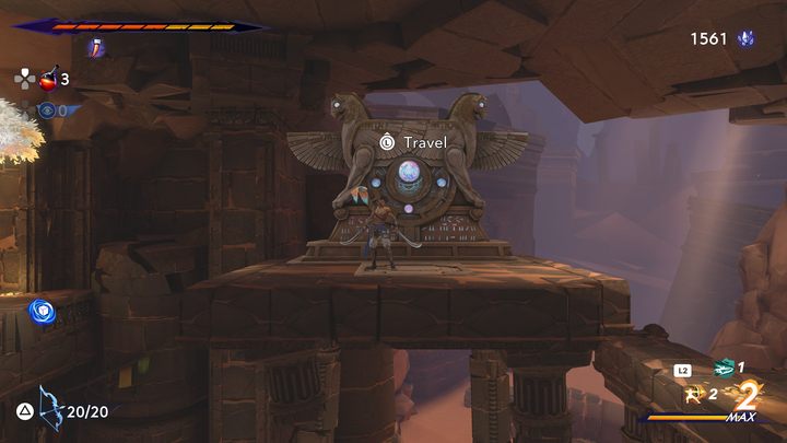 Southeastern part of the region - Prince of Persia The Lost Crown: All Fast travel points - Secrets and Collectibles - Prince of Persia The Lost Crown Guide