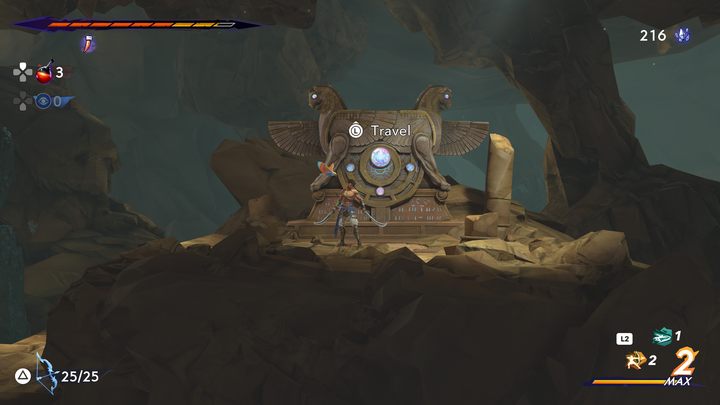 The central part of the region - Prince of Persia The Lost Crown: All Fast travel points - Secrets and Collectibles - Prince of Persia The Lost Crown Guide