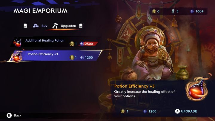 The first choice protects the hero from a killing blow - instead of dying, you'll be resurrected and have a small portion of your health replenished - Prince of Persia The Lost Crown: Best builds - Basics - Prince of Persia The Lost Crown Guide