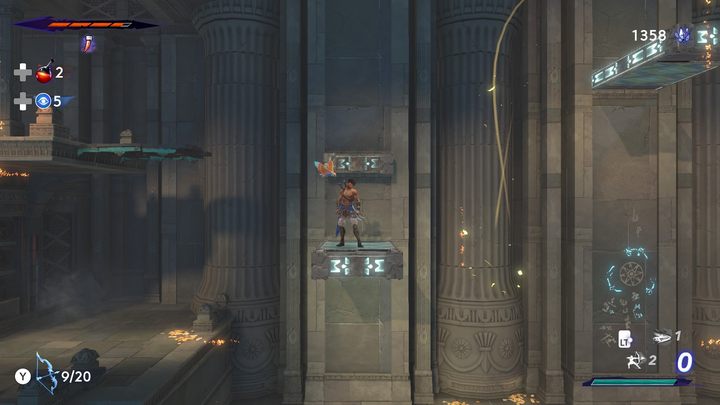 While exploring the game world, at some point you will encounter a specific type of platforms that will activate depending on which direction the protagonist is facing - Prince of Persia The Lost Crown: Tips and tricks - Basics - Prince of Persia The Lost Crown Guide