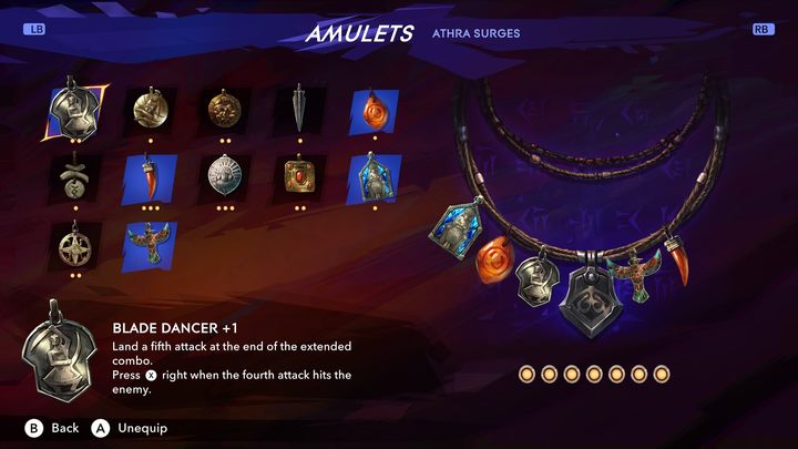 This amulet allows you to perform an additional attack during a combo - Prince of Persia The Lost Crown: Best Amulets - Basics - Prince of Persia The Lost Crown Guide