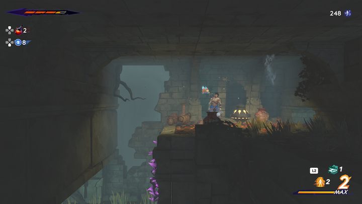 This Jar is in a secret room that can be accessed after destroying a fake wall - Prince of Persia The Lost Crown: All Spirited Sand Jars (Prophecies) - Secrets and Collectibles - Prince of Persia The Lost Crown Guide