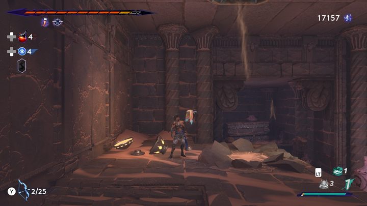 In a hidden room reached after beating the platforming section - Prince of Persia The Lost Crown: All Spirited Sand Jars (Prophecies) - Secrets and Collectibles - Prince of Persia The Lost Crown Guide
