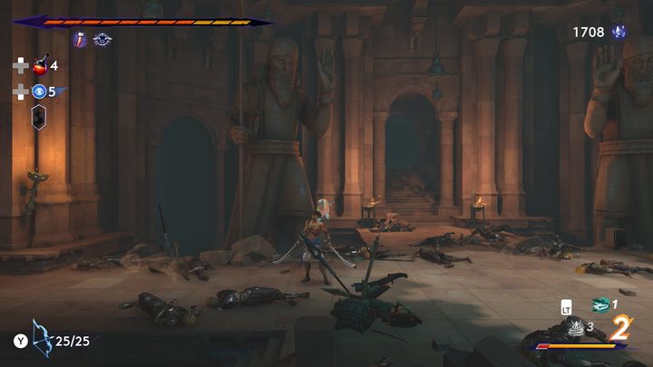 Received after defeating an opponent which is the target of one of the side quests - Prince of Persia The Lost Crown: All Xerxes coins - Secrets and Collectibles - Prince of Persia The Lost Crown Guide
