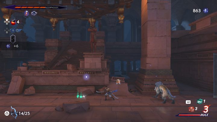 Received after defeating an enemy which is an objective of one of the side quests - Prince of Persia The Lost Crown: All Xerxes coins - Secrets and Collectibles - Prince of Persia The Lost Crown Guide