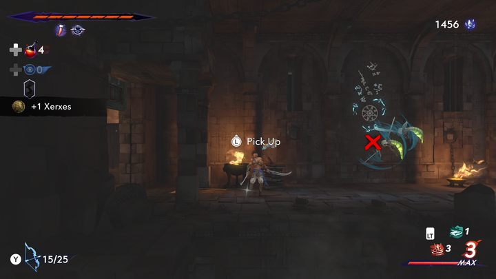 Southern end of the Sacred Archives - Prince of Persia The Lost Crown: All Xerxes coins - Secrets and Collectibles - Prince of Persia The Lost Crown Guide