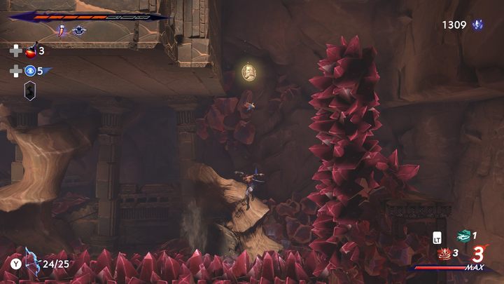 In the further part of the platforming section mentioned in coin #4 - Prince of Persia The Lost Crown: All Xerxes coins - Secrets and Collectibles - Prince of Persia The Lost Crown Guide