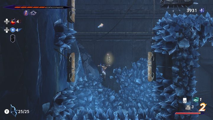 At the end of a long, icy platforming section - Prince of Persia The Lost Crown: All Xerxes coins - Secrets and Collectibles - Prince of Persia The Lost Crown Guide