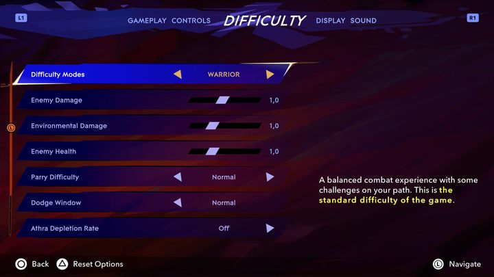 To access the settings related to the difficulty level, open the equipment and tasks screen, and then go to the "System" tab - Prince of Persia The Lost Crown: Difficulty levels - Basics - Prince of Persia The Lost Crown Guide