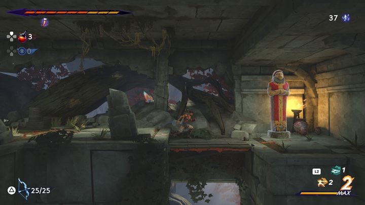 The first one is located above the main room - Prince of Persia The Lost Crown: How to solve the statues puzzle? - FAQ - Prince of Persia The Lost Crown Guide