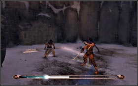 Now you have to carry exhausted Elika for a while - The Prologue - part 1 - Walkthrough - Prince of Persia - Game Guide and Walkthrough