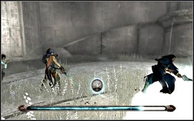 Elika's father appears suddenly when you reach the centre of the chamber - The Prologue - part 2 - Walkthrough - Prince of Persia - Game Guide and Walkthrough