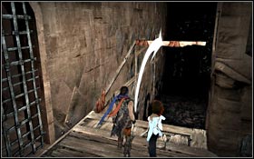 You will reach a wooden platform - Ruined Citadel - Martyr's Tower - Ruined Citadel - Prince of Persia - Game Guide and Walkthrough