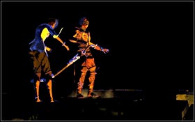 Platform made of stone will collapse and you will fall down - City of Light - Warrior's Fortress - City of Light - Prince of Persia - Game Guide and Walkthrough