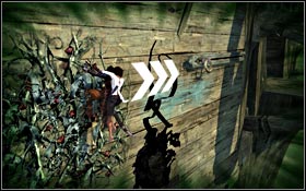 Start climbing when you pass the circle - The Vale - Machinery Ground - The Vale - Prince of Persia - Game Guide and Walkthrough