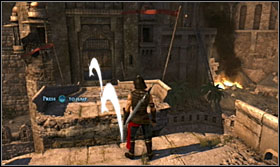 You begin your adventure on the ramparts - Walkthrough - The Ramparts - Walkthrough - Prince of Persia: The Forgotten Sands - Game Guide and Walkthrough