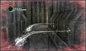 You will get the chance to check out your new ability while jumping through the water streams - Walkthrough - Fortress Gates - Walkthrough - Prince of Persia: The Forgotten Sands - Game Guide and Walkthrough