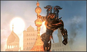 While going round the room, you will come across a cascade followed by a stream of water - Walkthrough - The Royal Chambers - Walkthrough - Prince of Persia: The Forgotten Sands - Game Guide and Walkthrough