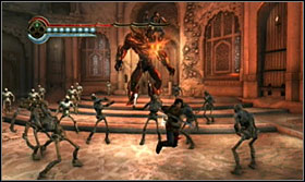 Once he jumps way again, once more quickly get to him by using, inter alia, the water streams - Walkthrough - The Throne Room - Walkthrough - Prince of Persia: The Forgotten Sands - Game Guide and Walkthrough