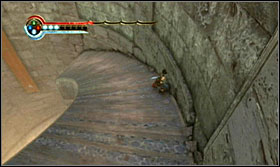 Slide down the ramp while staying close to the wall - Walkthrough - Solomons Tomb - Walkthrough - Prince of Persia: The Forgotten Sands - Game Guide and Walkthrough