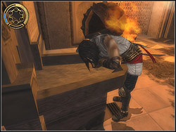 Jump straight right ahead, and you will be found in the room with the fountain - The Streets of Babylon - Walkthrough - Prince of Persia: The Two Thrones - Game Guide and Walkthrough