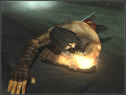 You will feel suddenly that something strange is happening with you - The Royal Chambers - Walkthrough - Prince of Persia: The Two Thrones - Game Guide and Walkthrough