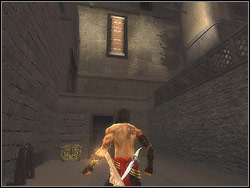 Continue exploration of the backyard - The Fortress - Walkthrough - Prince of Persia: The Two Thrones - Game Guide and Walkthrough