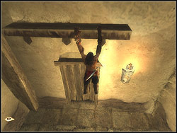 You are finishing the crazy driving in front of Lower City gates - The Fortress - Walkthrough - Prince of Persia: The Two Thrones - Game Guide and Walkthrough