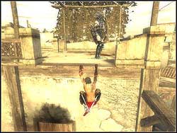 There is no time for meditations, run left - The Lower City Rooftops - Walkthrough - Prince of Persia: The Two Thrones - Game Guide and Walkthrough