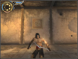 Behind the corridor bend turn left, run up the stairs - The Balconies - Walkthrough - Prince of Persia: The Two Thrones - Game Guide and Walkthrough