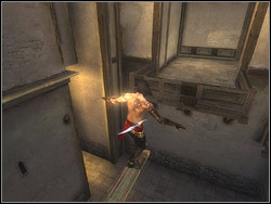 Run straight and behind the building bend turn left - The Dark Alley - Walkthrough - Prince of Persia: The Two Thrones - Game Guide and Walkthrough