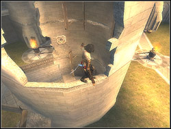 Return now to ruined tower - The Temple Rooftops - Walkthrough - Prince of Persia: The Two Thrones - Game Guide and Walkthrough