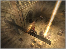 Climb the catwalk and look around - The Market District - Walkthrough - Prince of Persia: The Two Thrones - Game Guide and Walkthrough