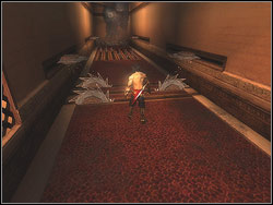 Standing knee-deep in water you will return to your normal form - The Bowery - Walkthrough - Prince of Persia: The Two Thrones - Game Guide and Walkthrough